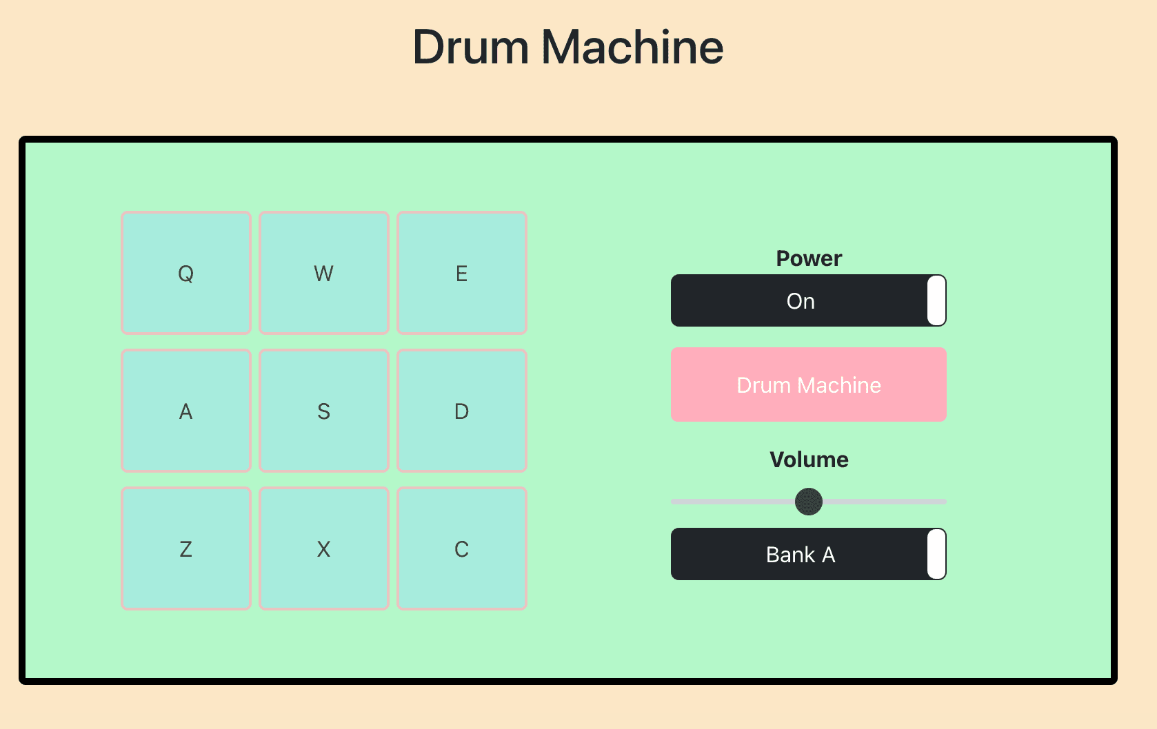 Drum Machine screenshot