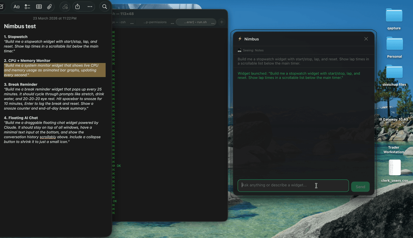 Nimbus screenshot